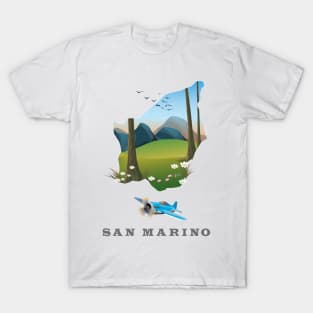 San Marino Map T-Shirt